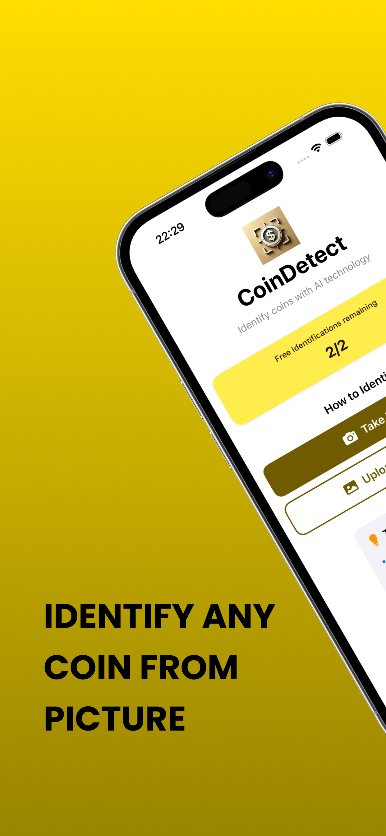 CoinDetect App Screenshot